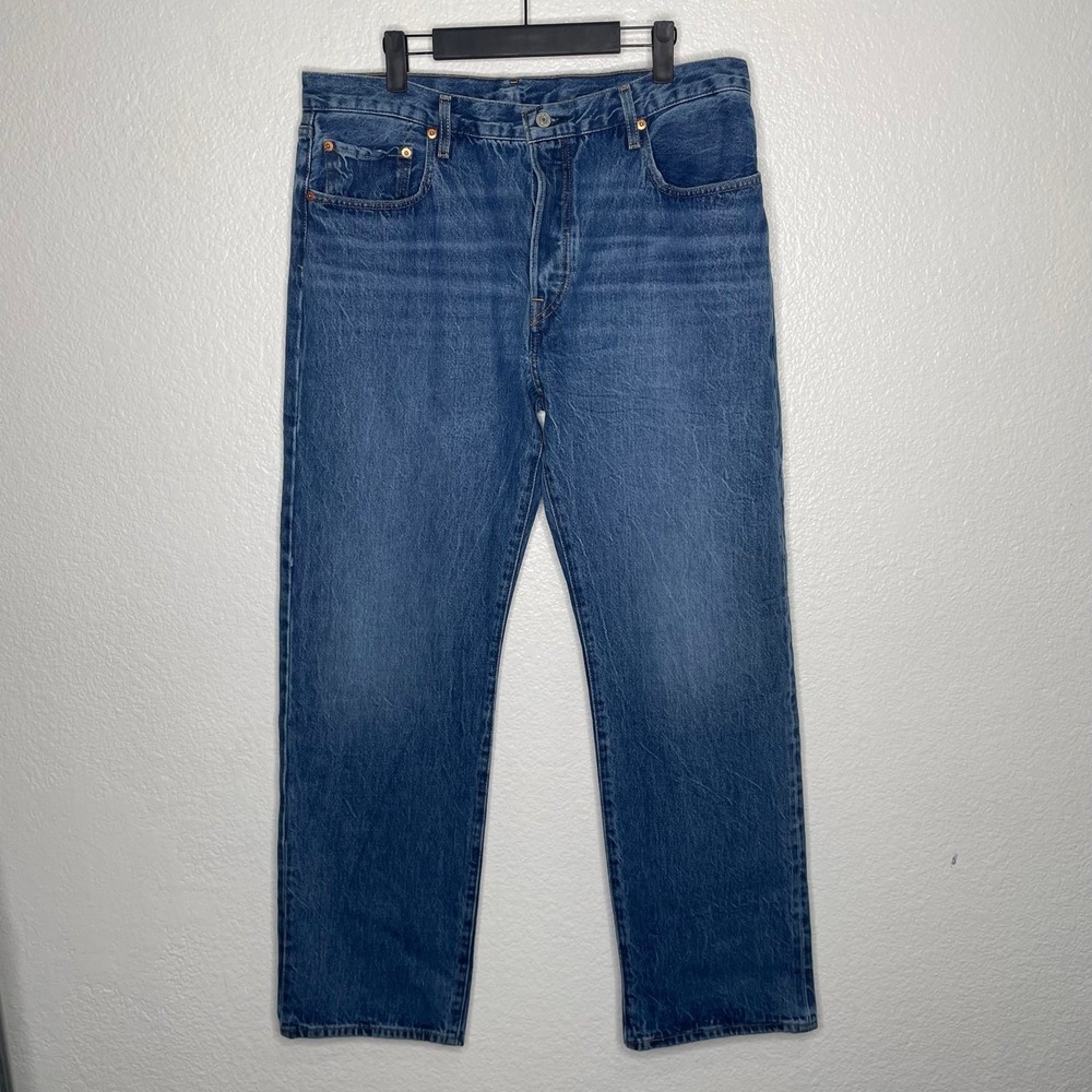 Levis 501 90s Jeans Mens 33x32 Blue Straight Leg Denim A1959-0012